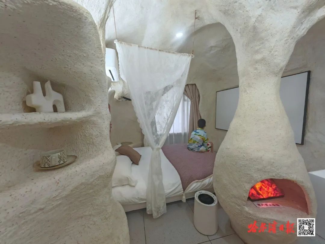 "探索城市的窗口"——洞穴创意民宿吸引游客扎堆"打卡"丨哈尔滨游"