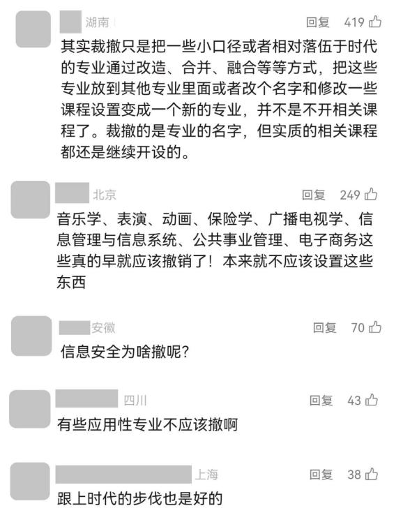 985大学“罕见”撤销31个专业：热门专业也要撤？