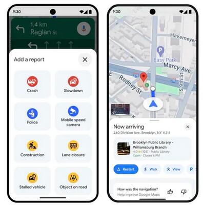 谷歌Maps增加新功能,变得更加像Waze