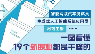 一图看懂19个新职业都是干啥的