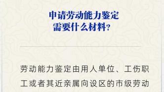 申请劳动能力鉴定需提交哪些材料？