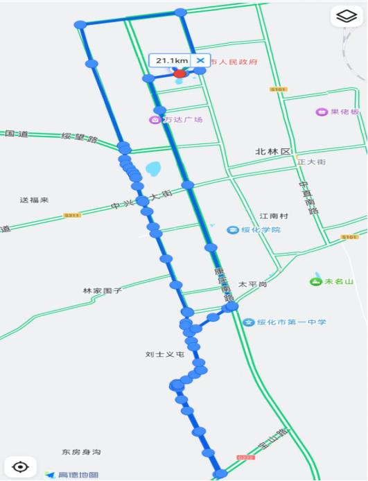 绥化市北林区街道地图图片