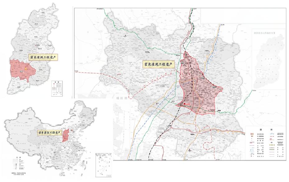 泉水位于山西洪洞县东部的霍山脚下,工程以泉水为核心,集观泉,蓄泉,引