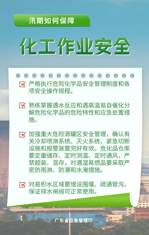 重点行业请防控这些汛期安全生产风险!