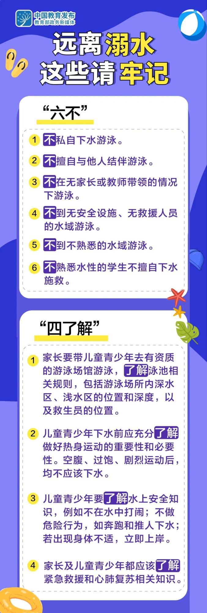 暑期防溺水提示,转给学生和家长!