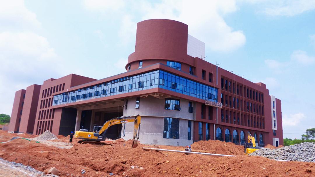 【重大重点项目建设】南昌职业大学香樟校区一期预计今年9月投入使用