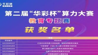 中国电信精准教学大模型项目 荣获第二届“华彩杯”算力比赛教育专题赛一等奖