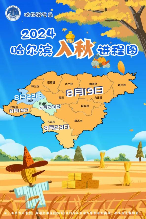 全国入秋进程图图片