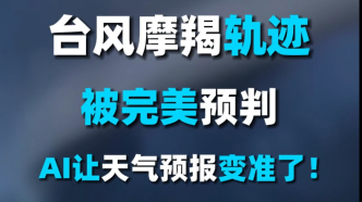 臺風摩羯軌跡被預判，AI讓天氣預報變準了?