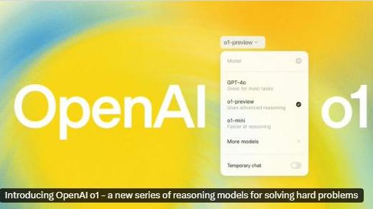 OpenAI全新发布o1模型，我们正式迈入了下一个时代