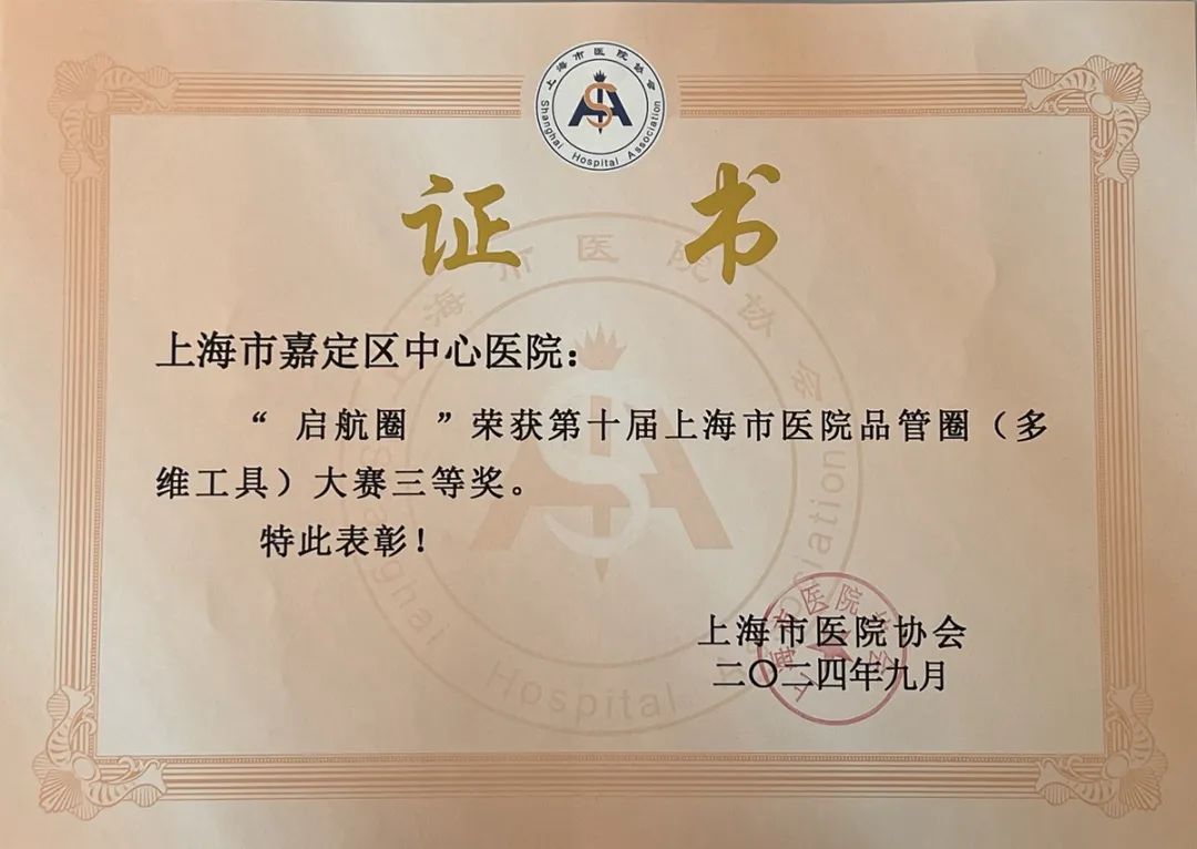 实力出"圈" !嘉定荣获上海市医院品管圈大赛多个奖项
