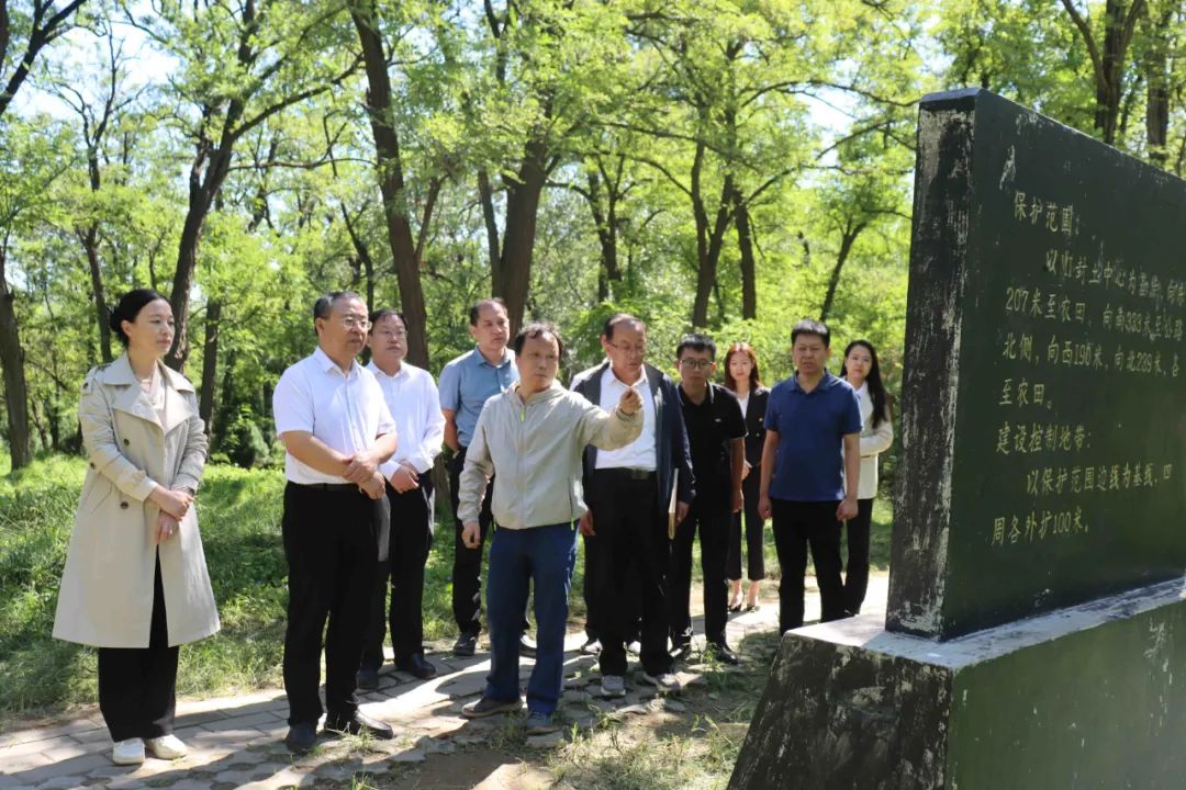 吕荣锋调研马本斋纪念馆展陈改造提升项目和献王文化有关工作