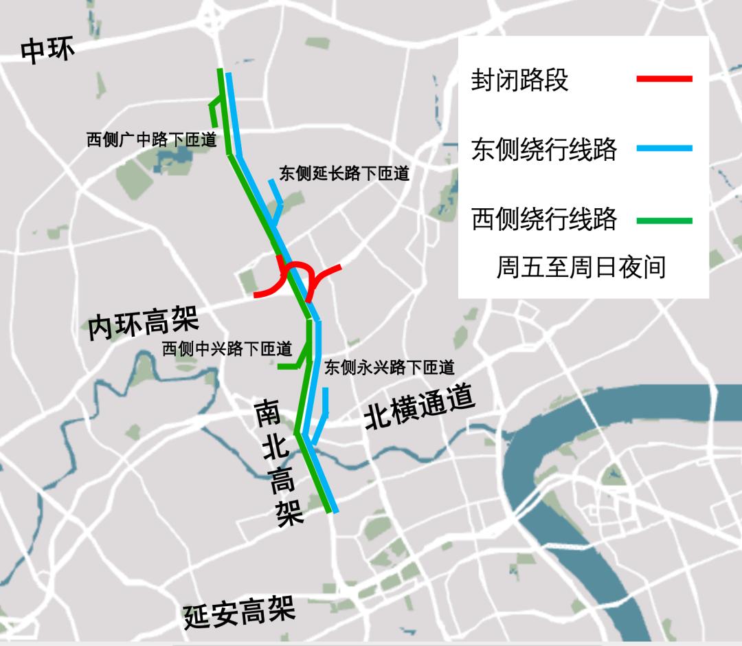 内环高架设施提升及功能完善工程三期(沪太路至中山北二路)第二阶段