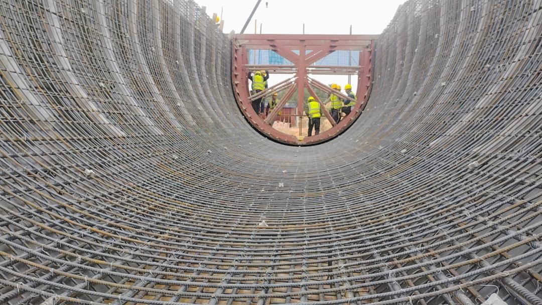 金秋奋进正当时长山头渡槽展新颜