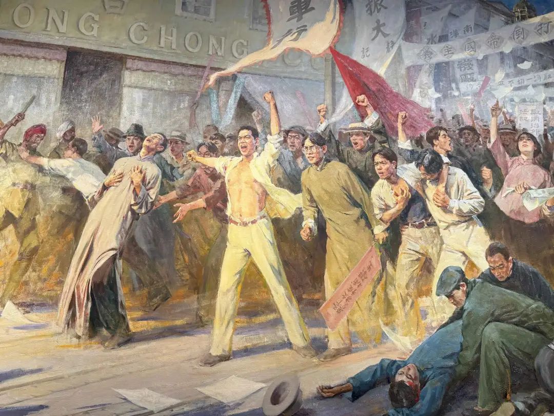 在创作初期,全山石查阅了不少关于"南京路五卅惨案"的史料,还亲自去"