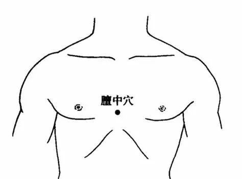 膻中穴:胸口的“情绪调节器”