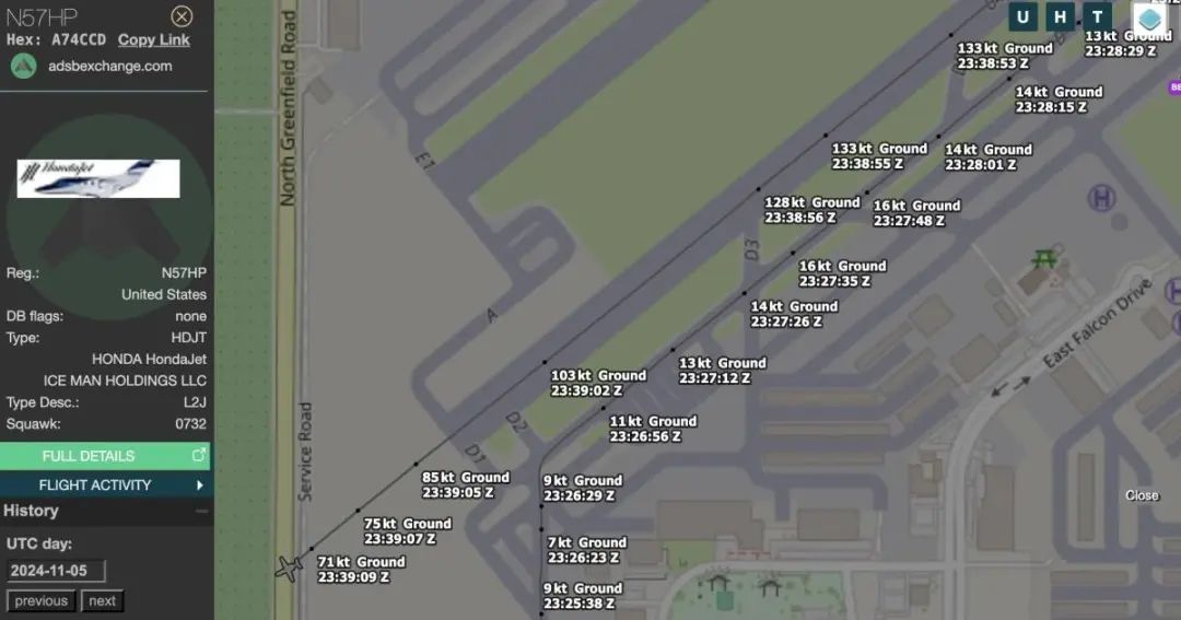 美国一架ha-420本田喷气式飞机坠毁事故,导致五人死亡