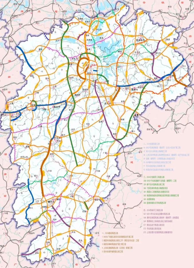 兴赣高速北延线路图图片