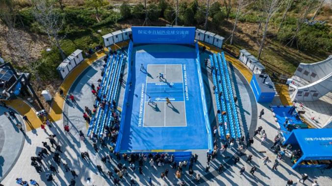 The new “Internet celebrity” pickleball has created a new trend in Baoding, the city of Olympic champions