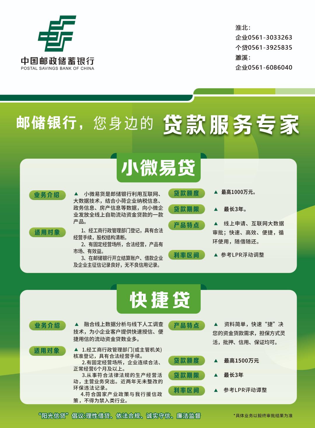 淮北市支持小微企业融资资讯来啦（三）！
