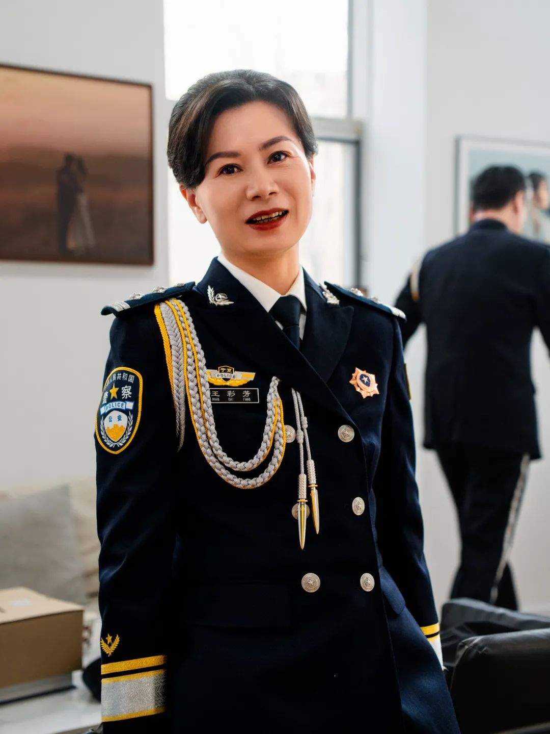 西夏公安警礼服纪念照来啦