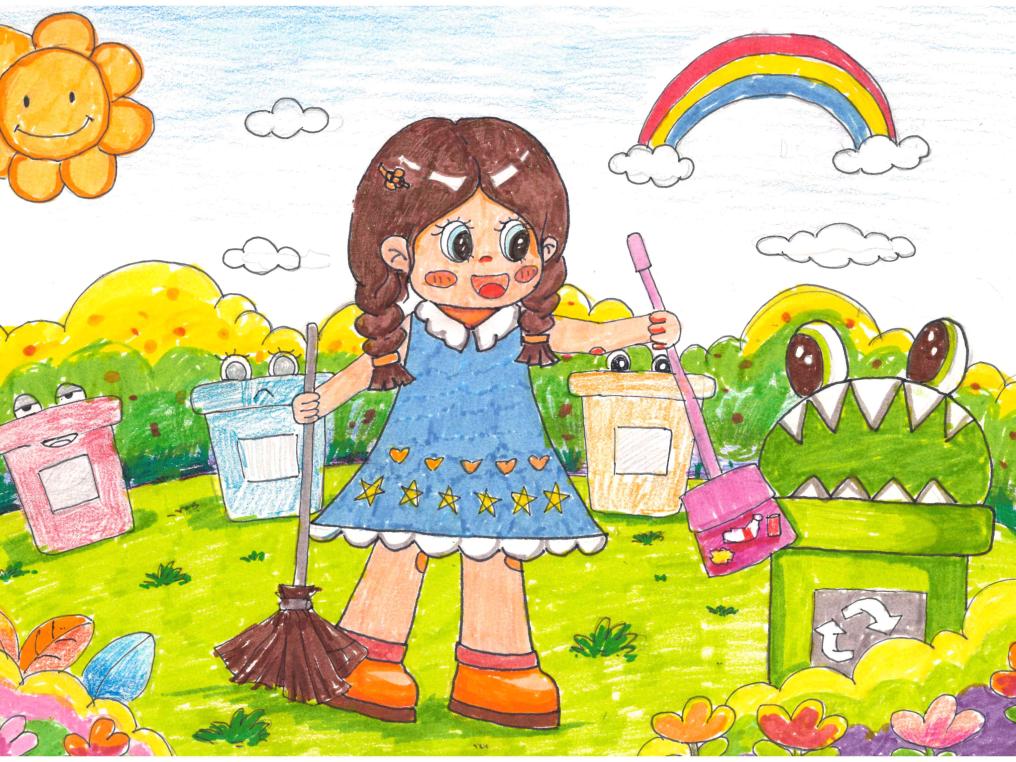 胡诗宜《公园大扫除》李思妤 《童趣跷跷乐》友好旌阳 "童"样精彩!