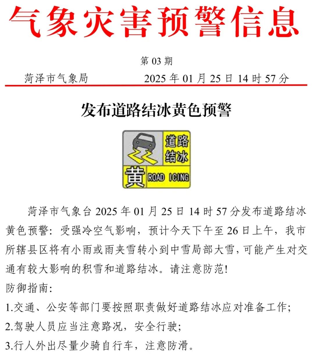 菏泽天气情况