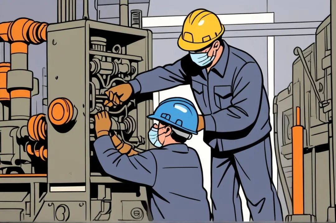 下面,我们通过一组漫画看看他们奋战在春检现场的风采奏响设备