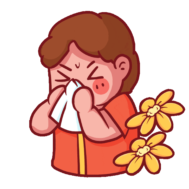 打喷嚏,流鼻涕,眼睛痒