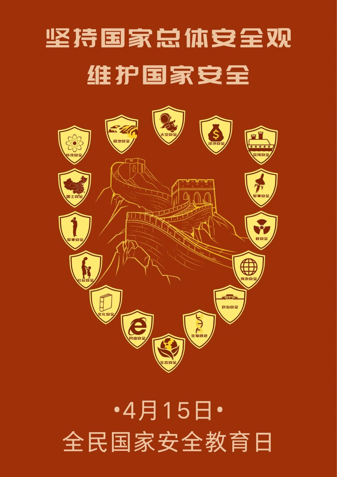 这些原创海报带你走进全民国家安全教育日①
