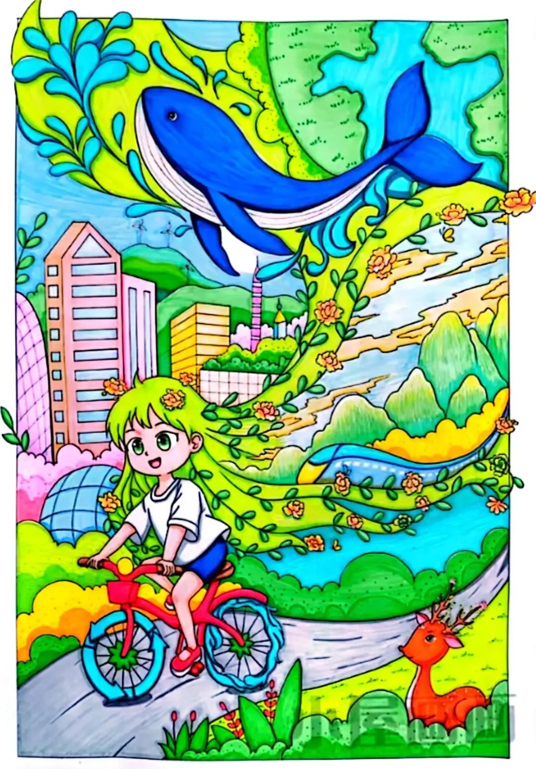 多彩校园专辑(500)保护环境