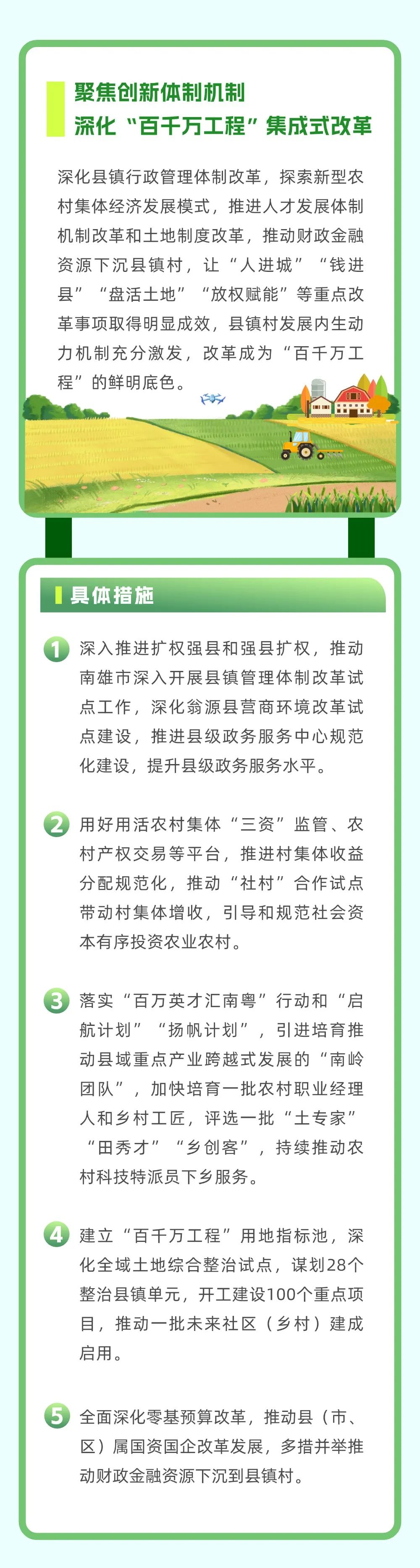 韶关“百千万工程”三年初见成效之年怎么干?一图速览