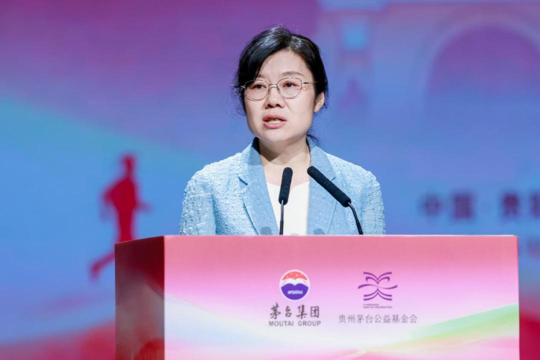 茅台集团党委副书记,总经理王莉在致辞中表示,将"中国茅台·国之栋梁"