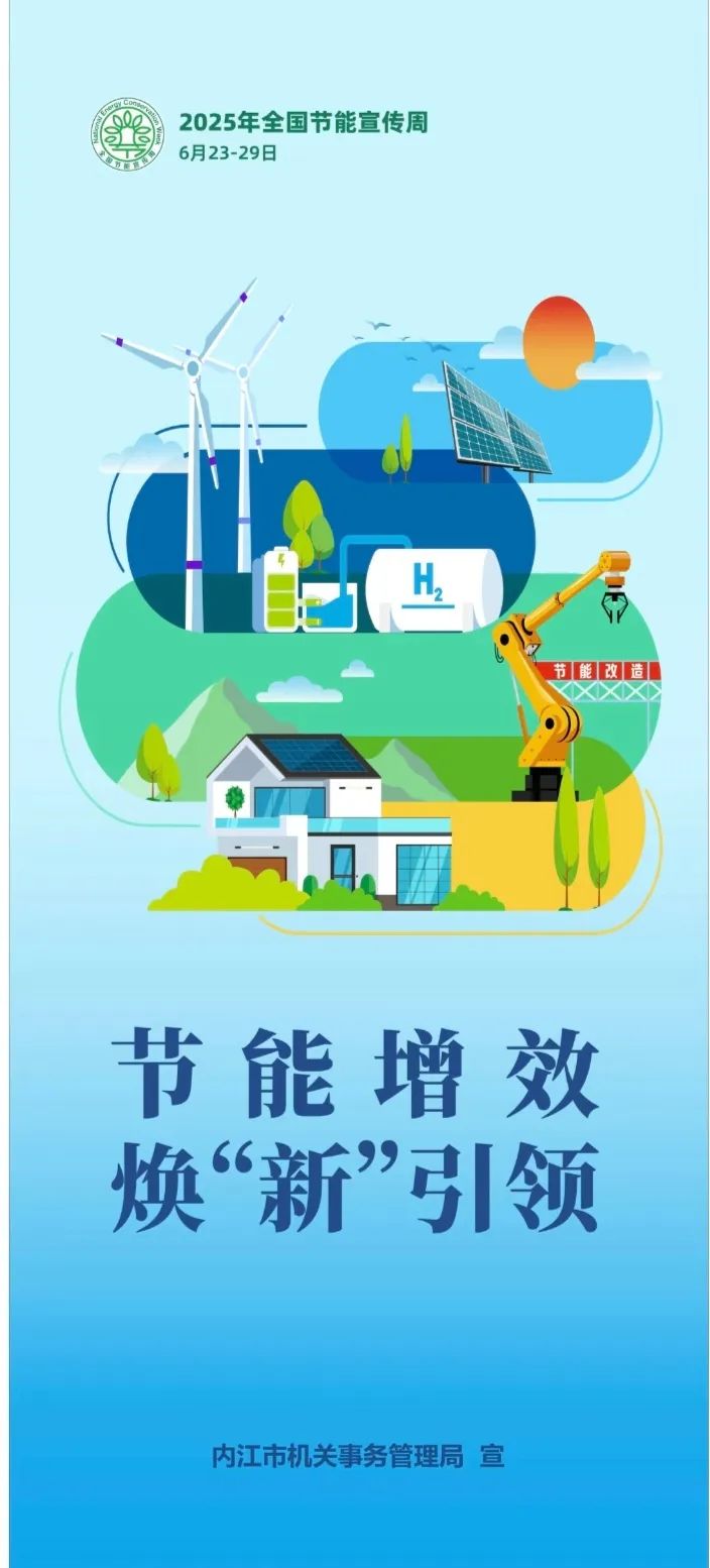 内江市2025年全国节能宣传周公共机构节能降碳
