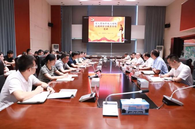 陈强讲授深入贯彻中央八项规定精神学习教育专题党课_澎湃号·政务_澎湃新闻-The Paper