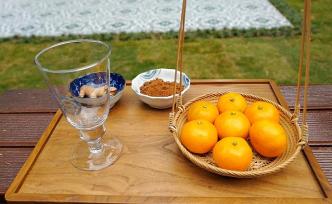 小雪：炭爐烤橘子，紅糖暖姜茶