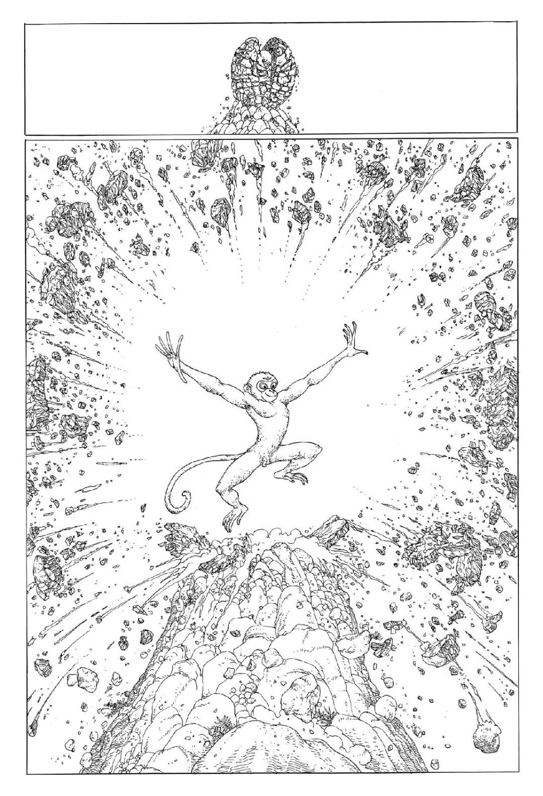 短时间内经历很多东西,所以适合放在一页内,这一页有87幅画.