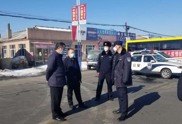 常务副局长朱孔勤,勃利县副县长,县局党委书记,局长刘久明陪同检查