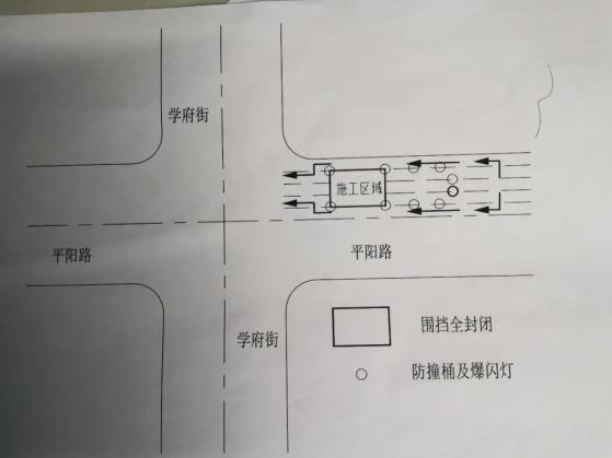 施工占道丨平阳路部分路段即日起退水渠雨污分流治理