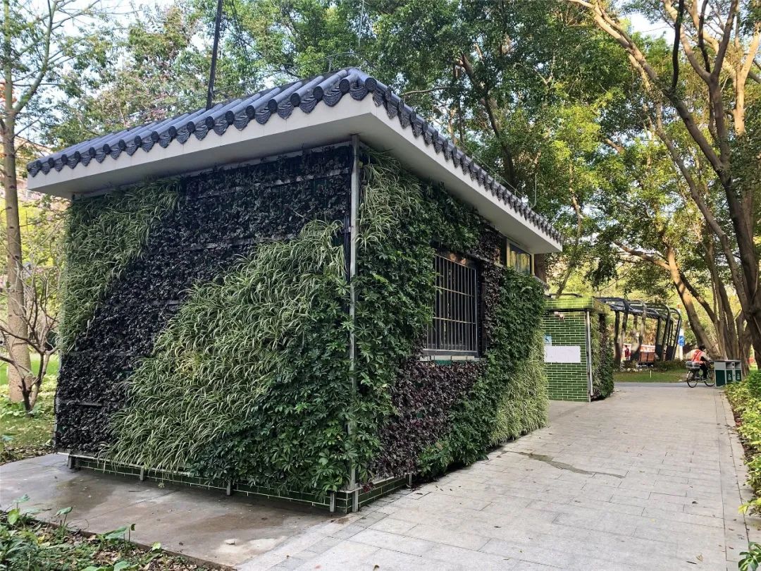 公厕成园景禅城推出首批立体绿化公厕