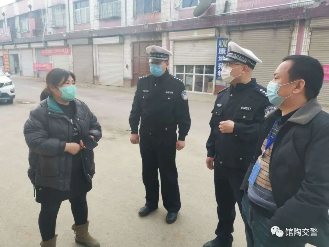 馆陶大队多措并举全力以赴为复工复业企业保驾护航