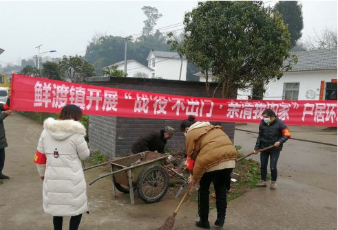 抗疫不出门亲清我的家鲜渡镇扎实开展户居环境整治