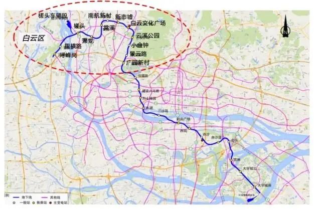 好消息白云将建38座地铁站8号线北延段计划今年内建成