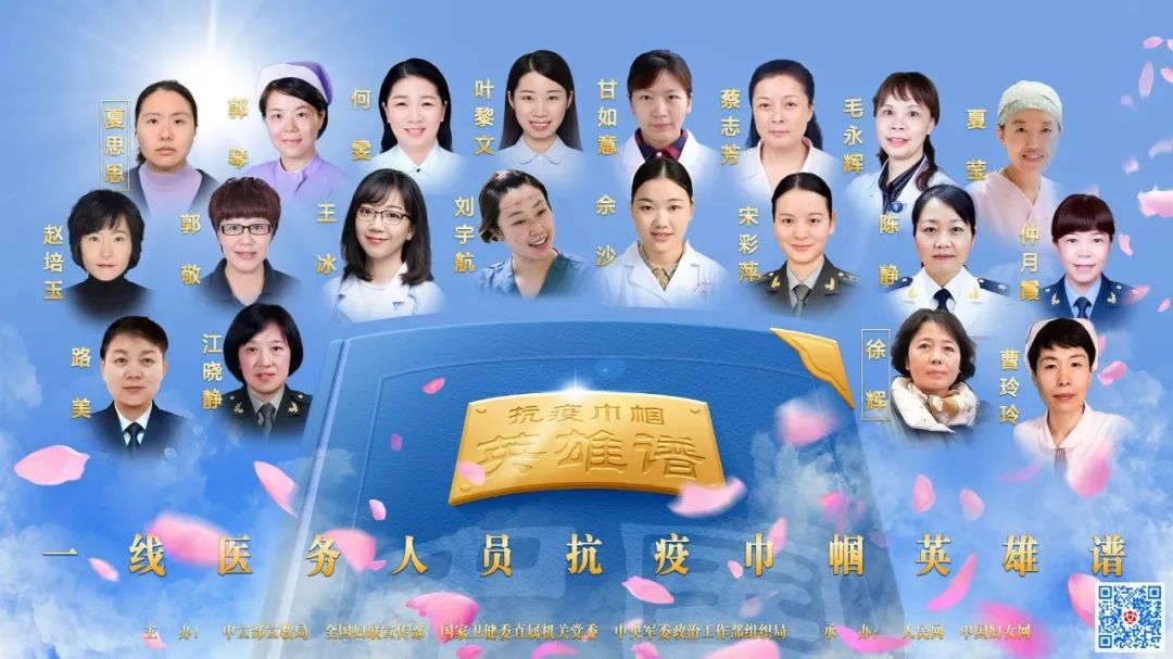 她们是:名单湖北抗疫一线女医务人员(6人)夏思思生前系湖北省武汉市
