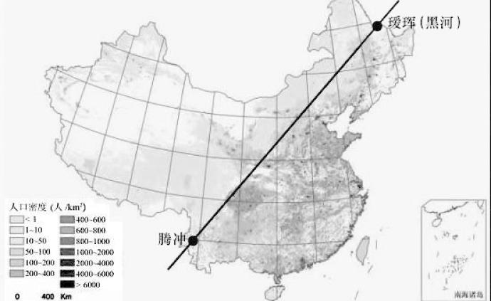 胡焕庸线东南部分的经济总量_胡焕庸线