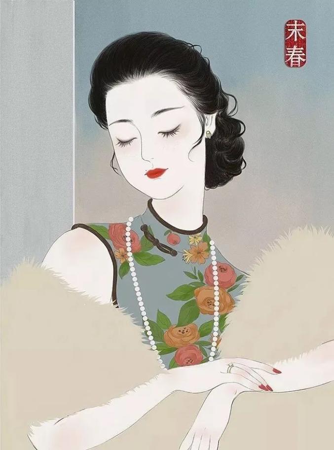 残冬阵上梅方艳,冷雨帘中草更清.