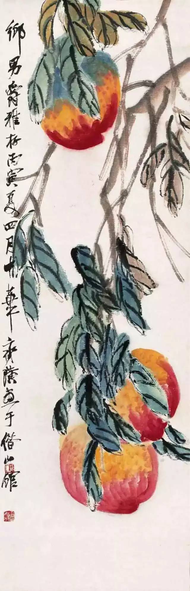 鉴赏| 齐白石笔下的蔬果，垂涎欲滴！