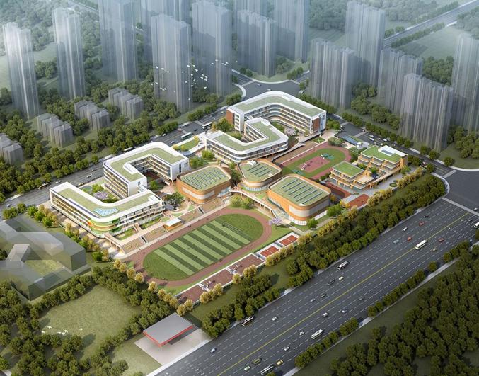天天潍坊新建,扩建中央商务区学校,凤凰学校风雨操场,未来实验学校
