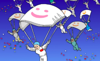 當你們摘下口罩時，我們看到是勝利的微笑 | 沈天呈漫畫作品