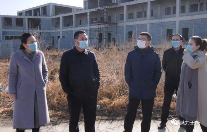无极县委书记吕智临就重点项目进行督导